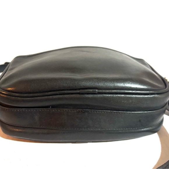 Coach vintage black leather crossbody handbag - Picture 5 of 8